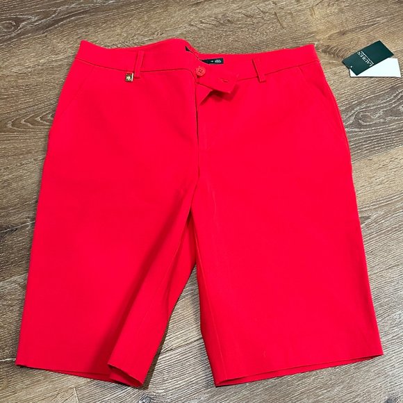 Lauren Ralph Lauren Pants - LAUREN RALPH LAUREN BI-STRETCH TWILL SHORT | SIZE: 10